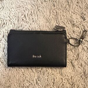The Sak Black Leather Keychain Wallet